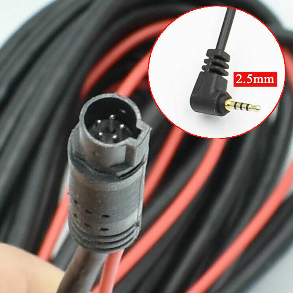 Dash Cam Rear View Backup Camera Reverse Car Recorder Extension Cable – 5-Pin 9m or 4-Pin 10m Rear Camera Cable