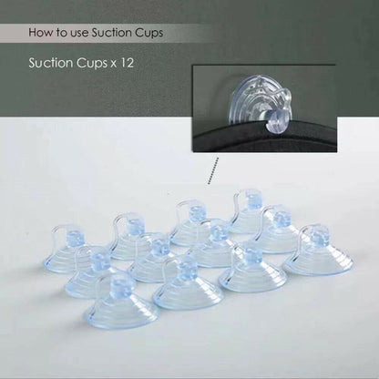 Set of 6 Auto Front Rear Windshield Side Window Sun Shade Car Visor Cover Block