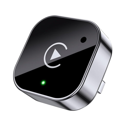 Metal wireless CarPlay and Android Auto adapter with USB connector