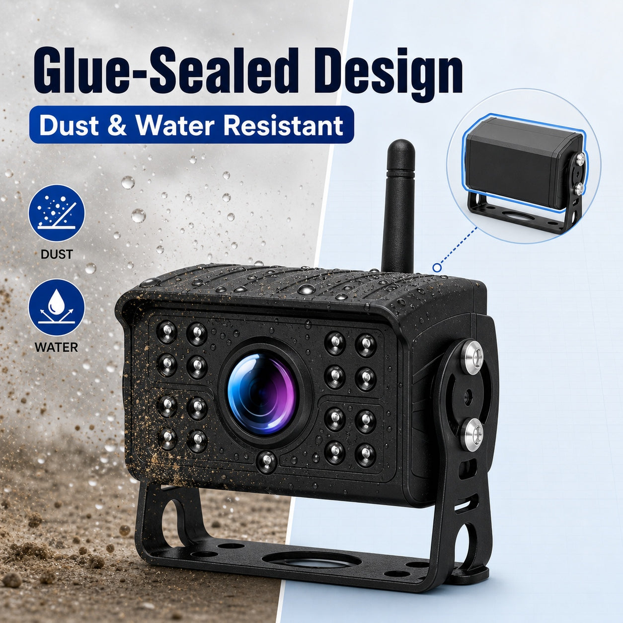 F26 Wireless Infrared Expansion Camera for Q12 Wireless DVR Monitor System