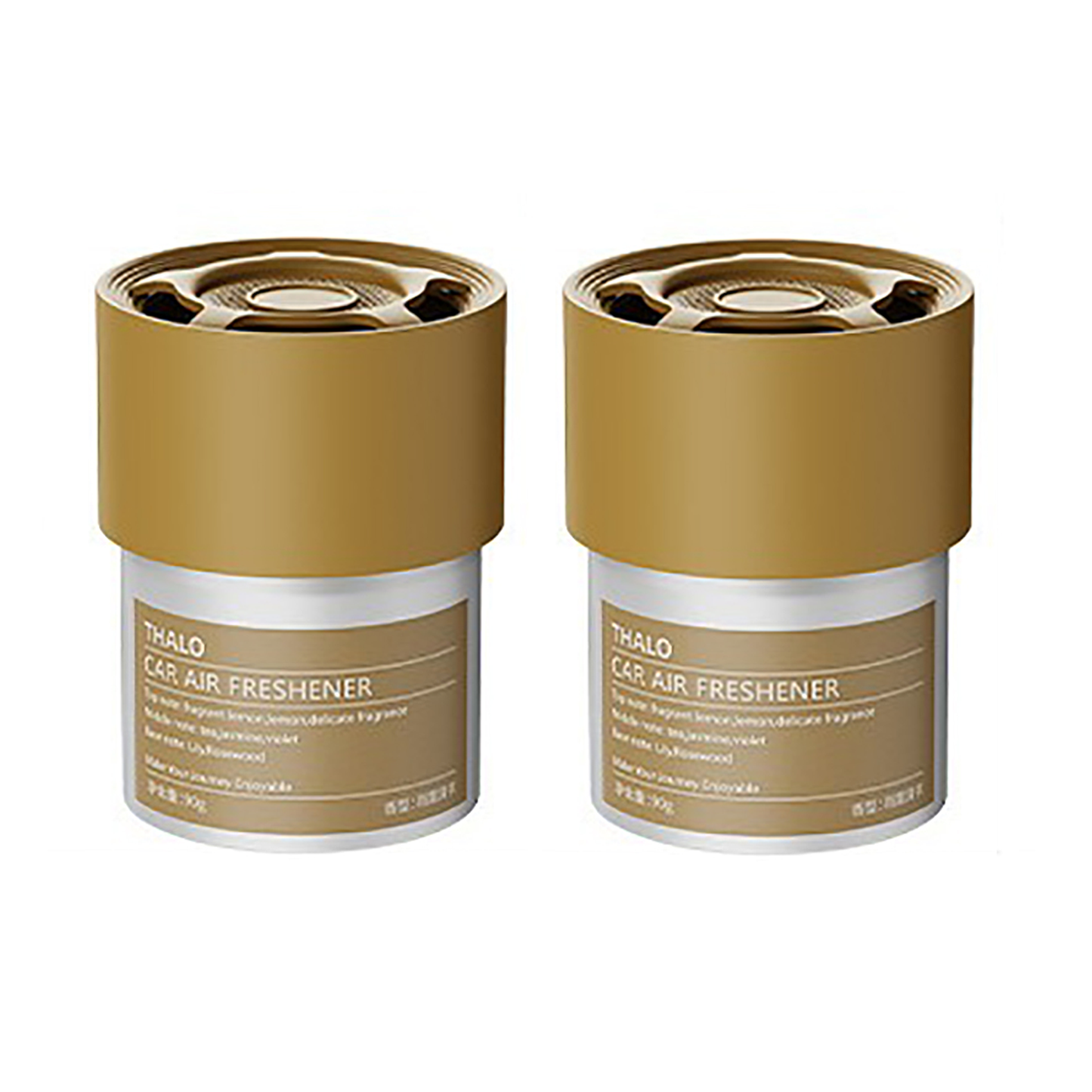 2-Pack Solid Car Air Freshener - 2 x 90g Adjustable Fragrance Balm – product detail image 11