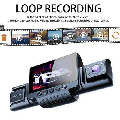 4 Channel 5G WiFi Dashcam FHD 1080P 170° Wide Angle G-Sensor with 64GB Card