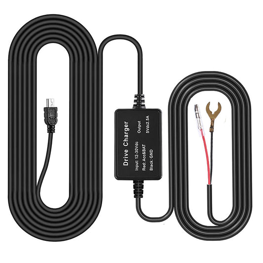 USB/Micro/Type-C Hardwire Kit for DashCam RearView Camera Reversing Recorder