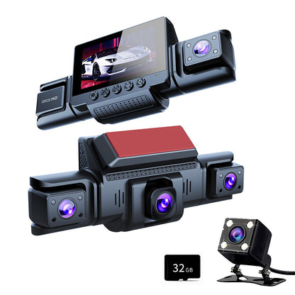 4-Channel 360° Panoramic Dash Camreas 1080P HD Dash Cam Comes With 32GB TF Card