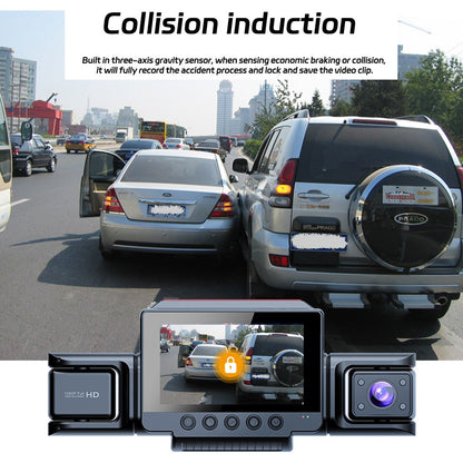 4-Channel 360° Panoramic Dash Camreas 1080P HD Dash Cam Comes With 32GB TF Card