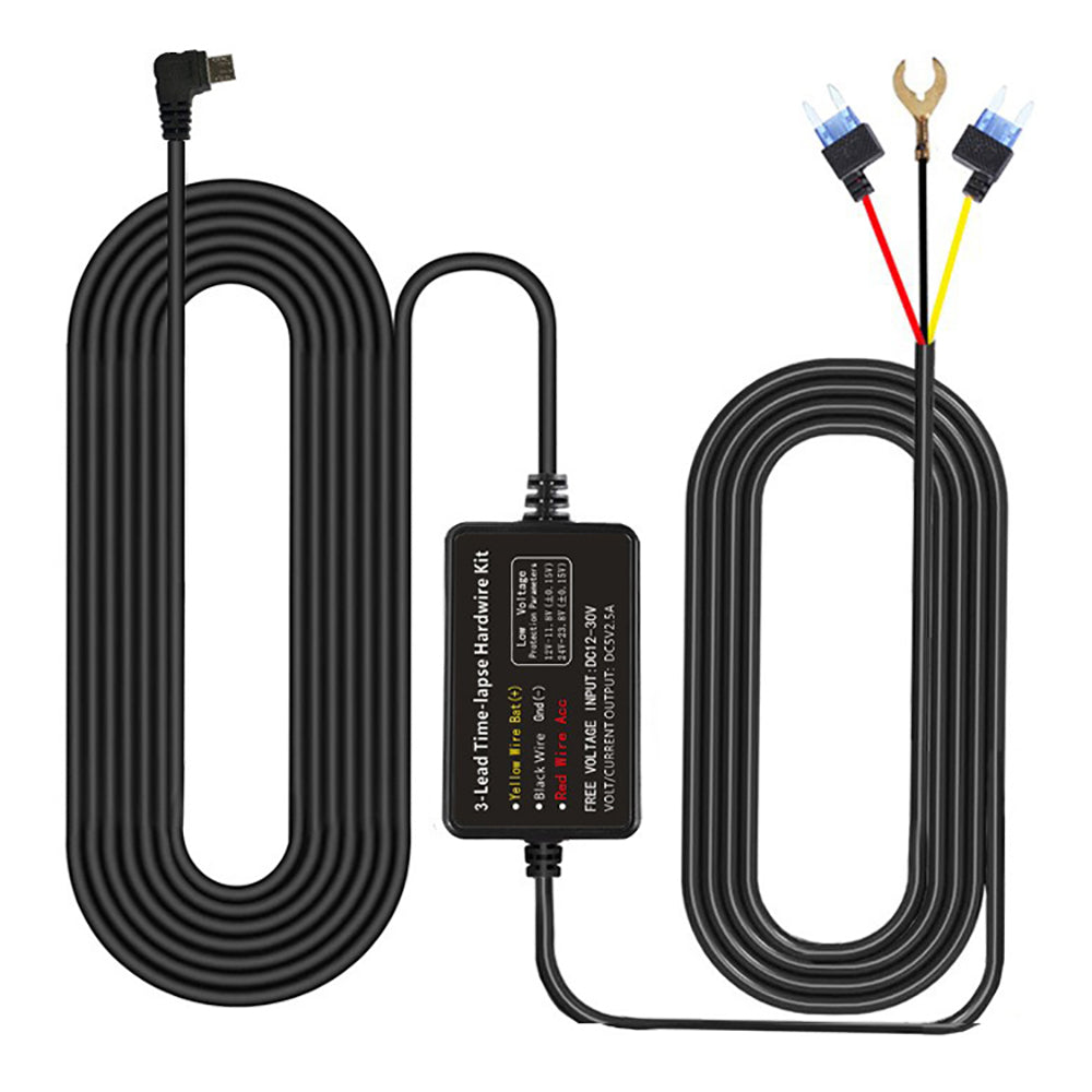 3-Wire Smart Hardwire Kit for Dash Cam Low Voltage Protection Mini USB / Micro USB / Type-C – product detail image 7