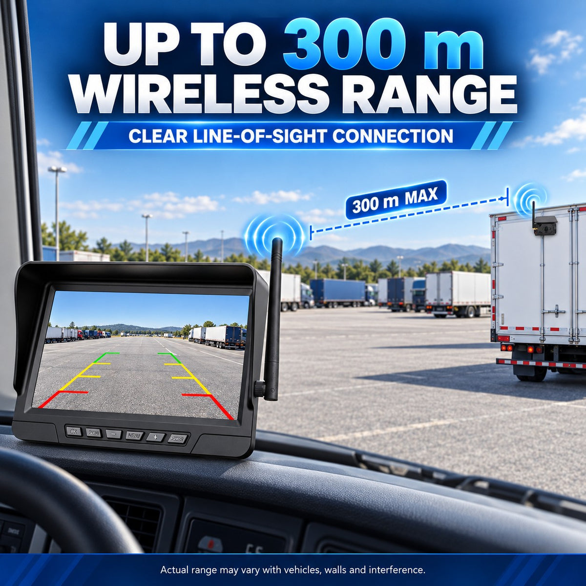 MCNE TA-147 wireless camera up to 300m clear line of sight