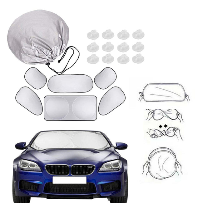 6-Piece Car Window Sun Shade Set