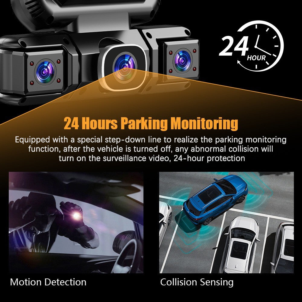 WiFi 4-Channel 1080P Dash Cam Front Cabin Side Rear Camera with 32GB Card – product detail image 6