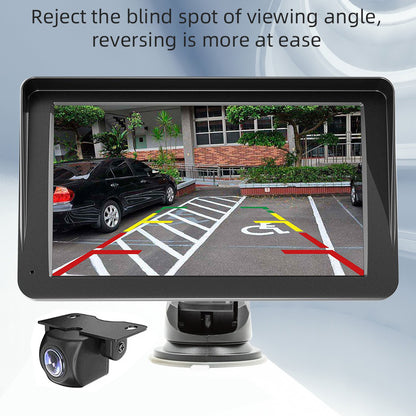 7" IPS HD Touch Screen Apple Android Carplay with 1080P Dual Dashcam 64G Card