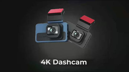 4K+2.5K Dual Dash Cam with WiFi GPS ADAS, Front and Rear Car Camera Recorder with 32GB Card